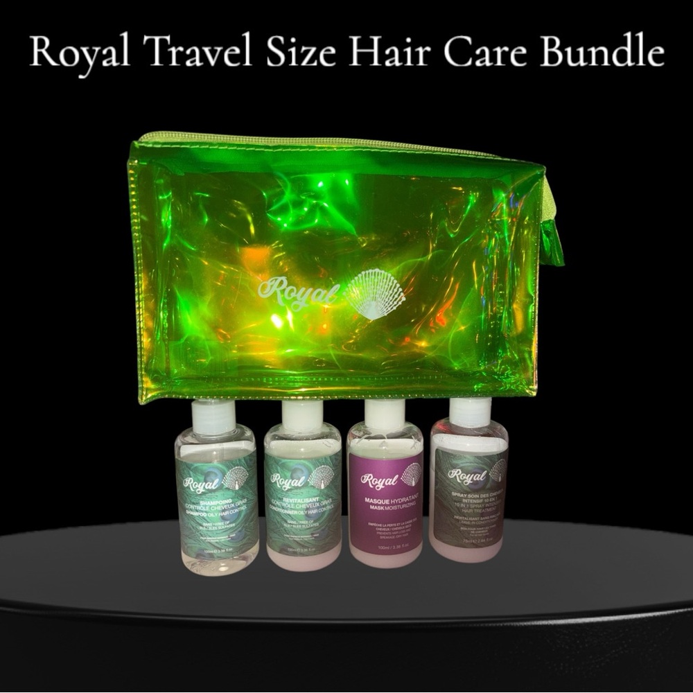 Royal Hair Treatment & Mask Set - Green and Purple